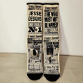 Daily Prophet Personalised Name Socks