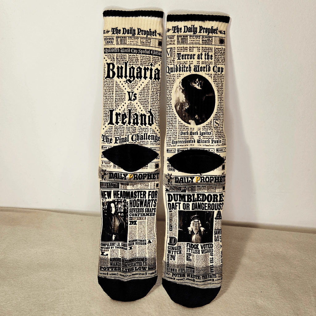 Daily Prophet Personalised Name Socks