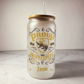 Hufflepuff Frosted Tumbler & Straw