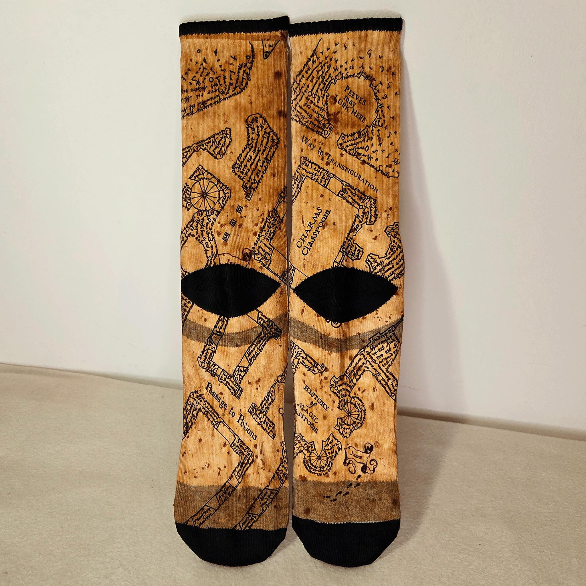 Marauder’s Map Personalised Name Socks