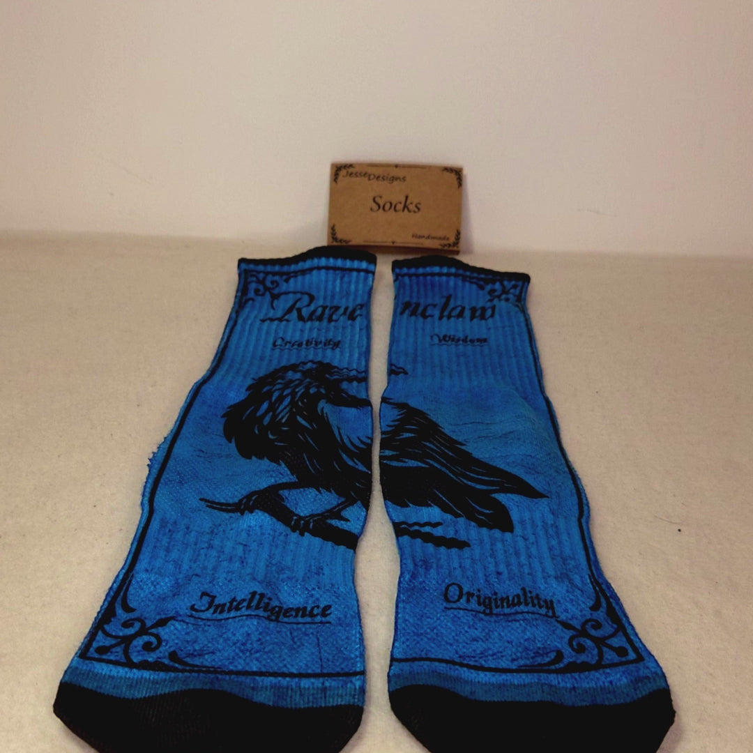 Ravenclaw Personalised Name Socks